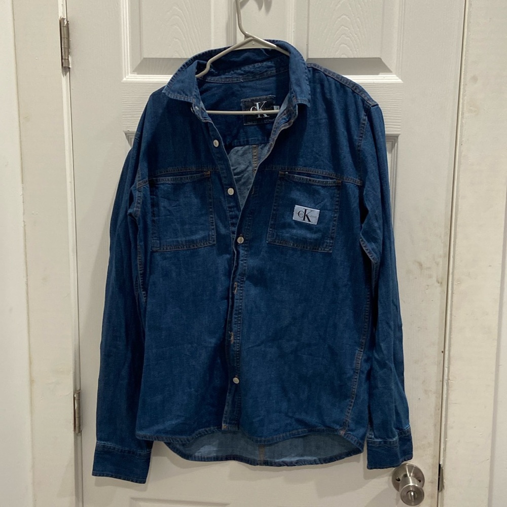 NEW Calvin Klein Denim Shirt